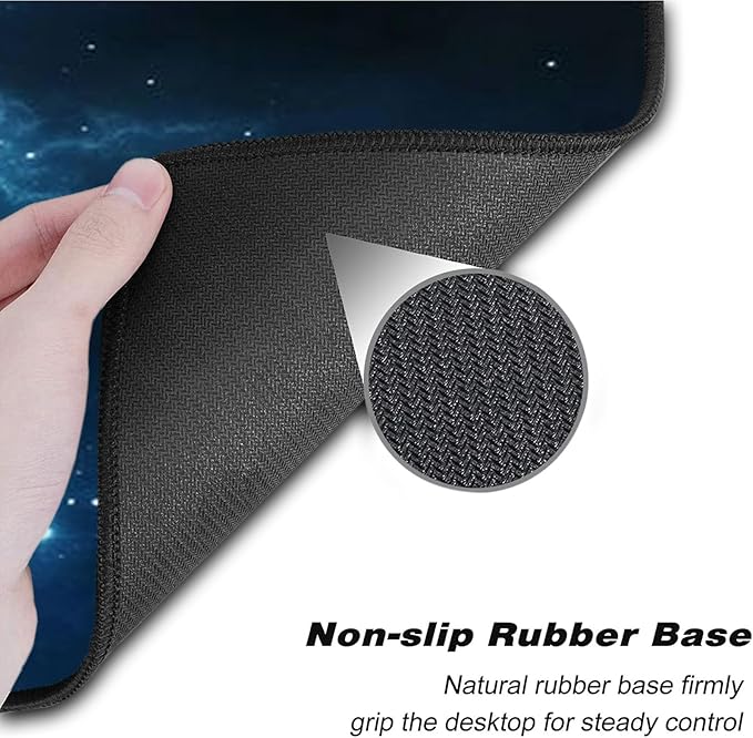 Keyboard Wrist Rest SetMemory Foam Wrist Support Mouse Pad31.5x11.8 Desk Mat for Comfortable Typing &amp Pain ReliefNon-Slip Base for Office &amp Home Use - Starry Sea Turtle