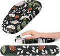 Ergonomic Mouse Pad and Keyboard Wrist Rest with Massage Design Space-Saving Mouse Pad Wrist Support Memory Foam Wrist Rest with Non-Slip PU Base for Computer Desk Multiflora