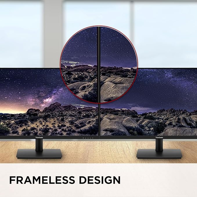 ViewSonic VS2747-H 27 Inch 1080p IPS Monitor with 100Hz Variable Refresh Rate Thin Bezels Eye Care HDMI VGA