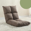 NaKeah Floor Folding Chair Gaming Sofa Chair with 5 Adjustable Positions Portable Padded Lounge Chair with Backrest Lazy Sleeper ReclinerB