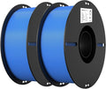 Creality PLA Filament 1.75mm PLA 3D Printer Filament 2kg Cardboard Spool (4.4lbs) Dimensional Accuracy +/- 0.02mm Fit Most FDM Printer (Blue &amp Blue 2-Pack)