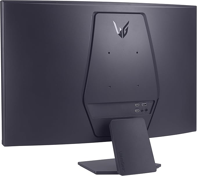 LG 32GS60QC-B Ultragear 32-inch Curved Gaming Monitor QHD (2560x1440) 180Hz 1ms 1000R AMD FreeSync HDR10 HDMIx2 DisplayPort Borderless Design Black Stabilizer DAS Crosshair FPS Counter - Black
