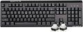 Hexgears GK735 Mechanical Gaming Keyboard Kailh Box White Switch 104 Keys ABS Keycaps Wired Gaming Keyboard with White LED Backlight Ergonomic Design for Windows Laptop PC Mac (No Light Strip)