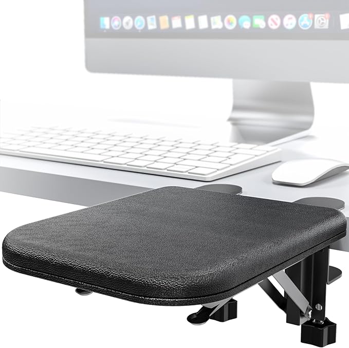 NODOCA Arm Rest for Desk Ergonomics Wrist Rest Desk Extender Soft Sponge Built-in Comfortable Arm Support for Desk Foldable Elbow Rest for Desk Home Office(1pcs)