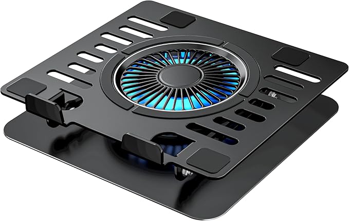 Laptop Stand with 360 Rotating Base Adjustable Height Up to 10Ergonomic Aluminum Laptop Riser Holder Computer Stand for Laptop 10 14 15 17 Inches/All MacBook Air Pro