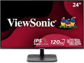 ViewSonic VA2456A-MHD 24 Inch IPS 1080p Monitor with 120Hz Eye Care HDMI DisplayPort and VGA Inputs for Home and Office (Renewed)