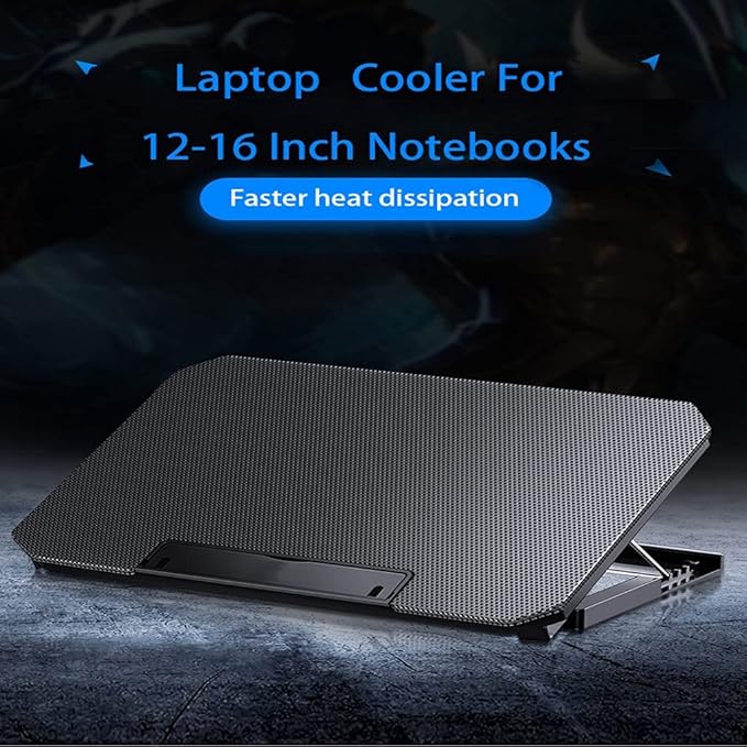 JSEIAJB Laptop Cooling Pads Large Size for 12-16 Inch Notebook Silent Gaming Laptop Cooler Wind Speed Adjustable Laptop Stand