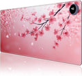 Heated Mouse PadWarm Desk Pad with 3 Levels Heating &amp 3 Hours Auto Shut-Off PU Leather Heated Desk Pad Warmer Pad for Home Office - 31.5 x 13 inchCherry Blossoms