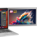 JoyReal Portable Monitor for Laptop Mac USB Dual Laptop Screen Extender 12'' FHD 1080P Second Travel Display for 14.2'' Mackbook Pro