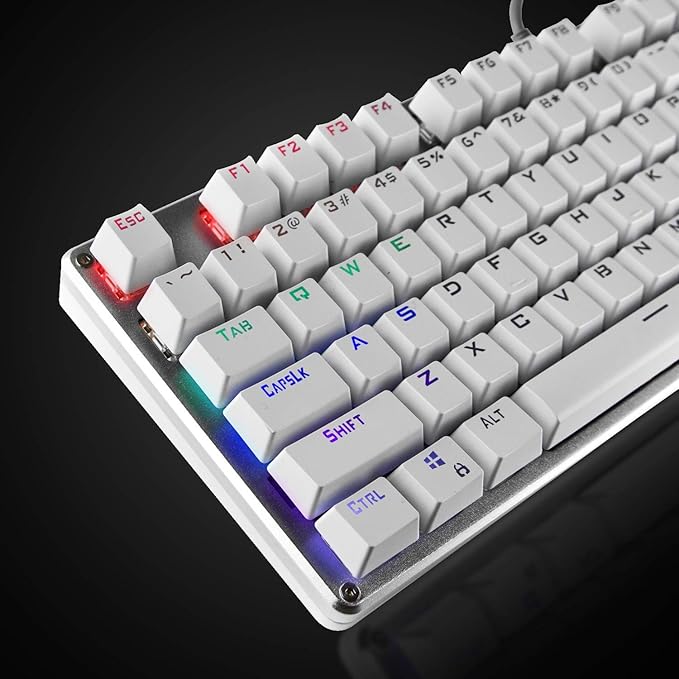 AULA Unicorn Backlit Mechanical Keyboard with Multi-color LED Illuminated Gaming Computer Keyboard F2010
