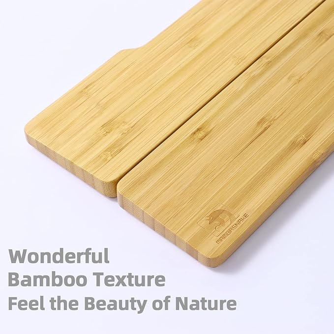 Bamboo Wrist Rest for Computer Keyboard Ergonomic Mechanical Keyboard Wrist Pad Hard Wrist Rest for Easy Typing Pain Relief Anti-Slip Keyboard Rest for Laptop/PC Gaming/Mac (Full Size)
