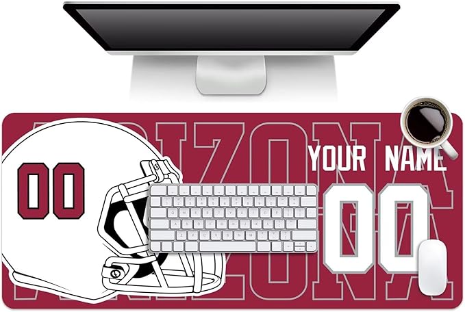 ANTKING Arizona Mouse Pad for Men Women Youth Gifts Custom Name and Number Desk Pad