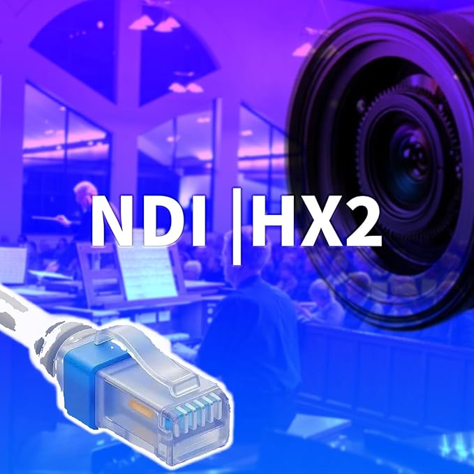 4K NDI Camera with AI Auto Tracking 21X Optical Zoom HDMI/SDI/USB 3.0/PoE/IP PTZ Camera 4K for Church Worship Live Events Video Conferencing (OBS vMix Zoom Teams)