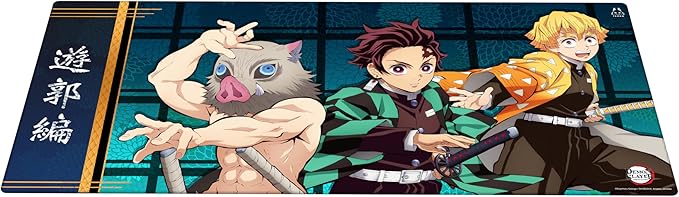 ARBITER X Demon Slayer: Kimetsu No Yaiba S2 Collection - XL Cloth Gaming Mousepad 900x400mm Flat Stitched Edge Non-Slip Rubber Base Officially Licensed - Tanjiro Team Teal