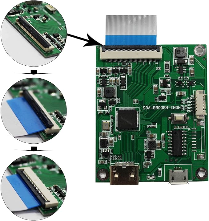 VSDISPLAY 8.8 8.8 Inch 1920X480 LCD Screen HSD088IPW1-A00 with to Mipi LCD Controller Board VS-HSD088