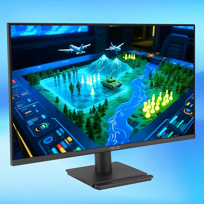 ASUS 24 FHD Gaming Office Monitor 120Hz 1ms Eye Care Monitor - IPS 99% sRGB Frameless Adaptive-Sync Speakers DisplayPort &amp HDMI &amp VGA Low Blue Light Flicker Free Tilt Adjust VESA