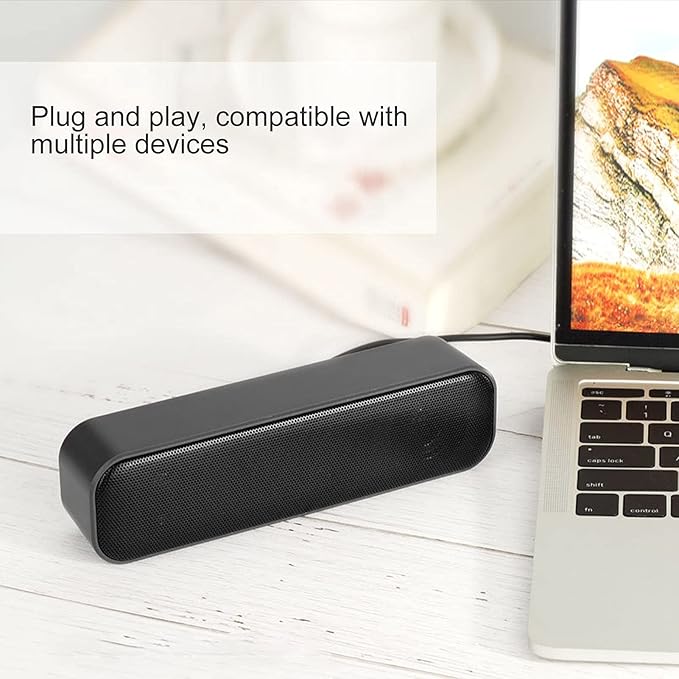 USB Speaker Mini Loudspeaker Box Built Decoded Sound Card Stereo Soundbar Computer Speaker for Office Party