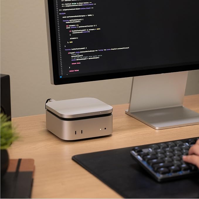 Satechi USB4 NVMe SSD Enclosure for Mac mini M4 M.2 NVMe SSD Enclosure with up to 40Gbps up to 8TB for Sizes 2280/2260/2242/2230mm Compatible with Thunderbolt 5/4 USB4 (SSD Not Included)