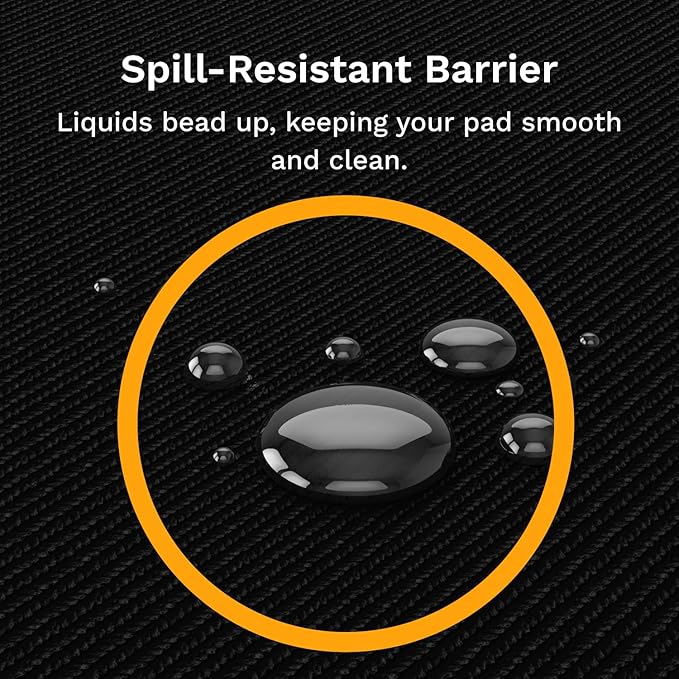 Glorious Gaming Mouse Pad GMP 2 - XL - Spill-Proof Mouse Pad Optimised for All Gaming Sensors Balanced Surface for Speed &amp Control Durable Anti-fray Edges - 18 x 14 x 0.12 - Large Desk Mat