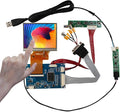 VSDISPLAY 3.5 Inch Resistive Touch LCD Screen 640x480 3.5'' IPS Display Panel with VGA AV1 AV2 Input Driver Board