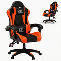 Video Game Chairs Ergonomic Gaming Chair Computer Gaming Chairs Leather Home Office Desk Chair sillas para escritorioBack Recliner Height Adjustable (Red+Black)