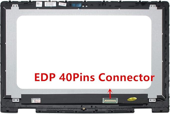 LCDOLED Replacement 15.6 inches FullHD 1920x1080 IPS B156HAB01.0 40Pins LED LCD Display Touch Screen Digitizer Assembly with Bezel for Dell Inspiron 15 5568 i5568 5578 i5578