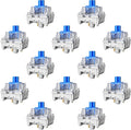 Blue Switch 3 Pin Mechanical Keyboard SwitchesDustproofAccurate Typing Clicky Tactile Feel for DIY Gaming Keyboard with 3 Kailh Box Clicky Switches(105+3Pcs)