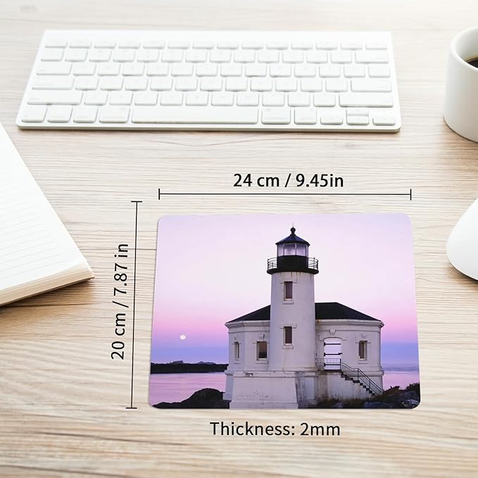 30 PCS White Mouse pad for Heat Press Printing Mousepad for Heat Transfer Crafts Custom Photos Non Slip Bottom 24x20x0.2 CM