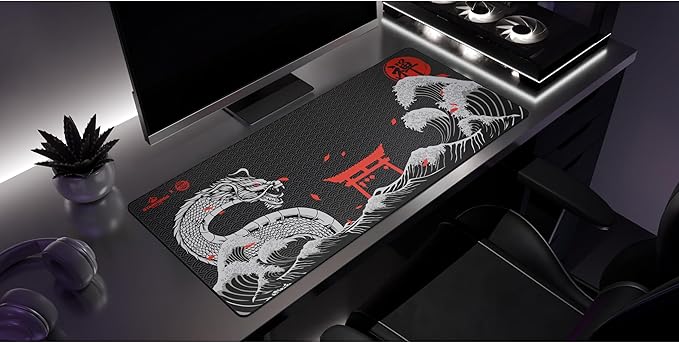 Clouded Gates Gaming Desk Mat – Large Extended Mouse &amp Keyboard Pad