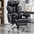 GTPLAYER Big and Tall Gaming Chair 400lbs Heavy Duty Office Chair with Footrest High Back Pocket Spring Lumbar Support Ergonomic Wide Comfy Seated Cushion for Lower Back Pain Relief Earth-Black