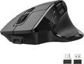 acer Wireless Mouse for Laptop Bluetooth Computer Mouse Ergonomic for 4 Devices(2.4Ghz+BT 5.2+Wired) OLED Screen Rechargeable Mice 5 Programmable Buttons 4000 DPI for MacBook PC Desktop
