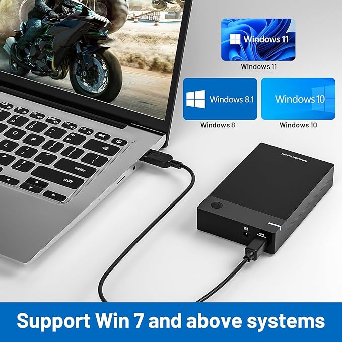 Kinhank 12TB Retro Gaming Hard Drive with 96000+ Classic Games Compatible with 400+ Emulators 6000+3D Games Portable Game Hard Drive Compatible with Win 7/8/10/11