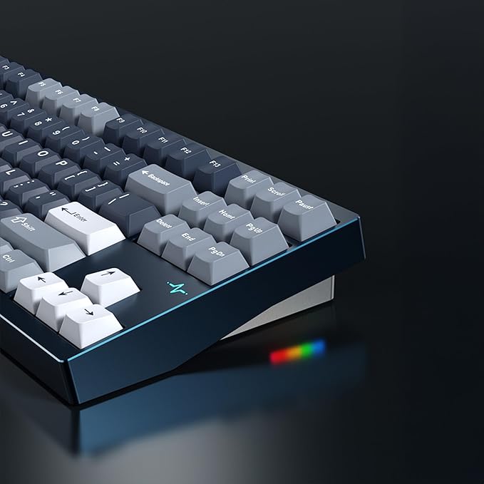 KEEBMONKEY WOBKEY Crush 80 Reboot CNC Aluminum 5-Second Quick-Release Triple-Mode Connectivity Mechanical Keyboard with Superior Acoustics (Pro Red)