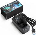 Rebuff Reality 4 Port USB Hub Dongle USB 3.0 Hub for Wireless Interference Reduction for Gaming Stable Connection &amp Lag-Free for Mouse Keyboard Headset Compatible with PC Mac Xbox PlayStat