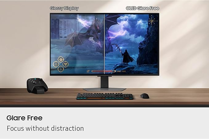 Samsung 32” Odyssey QD-OLED G8 (G81SF) 4K 240Hz Gaming Monitor 0.03ms Response Time DisplayHDR True Black 400 AMD FreeSync™ Premium Pro G-Sync Compatibile 3 Yr Warranty LS32FG810SNXZA 2025