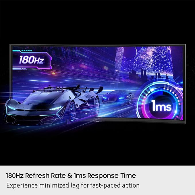 Samsung 40” Odyssey G7 (G75F) WUHD Resolution 180Hz Curved Gaming Monitor 1ms Response Time (GtG) VESA DisplayHDR™ 600 AMD FreeSync™ Premium Pro LS40FG75DENXZA 2025
