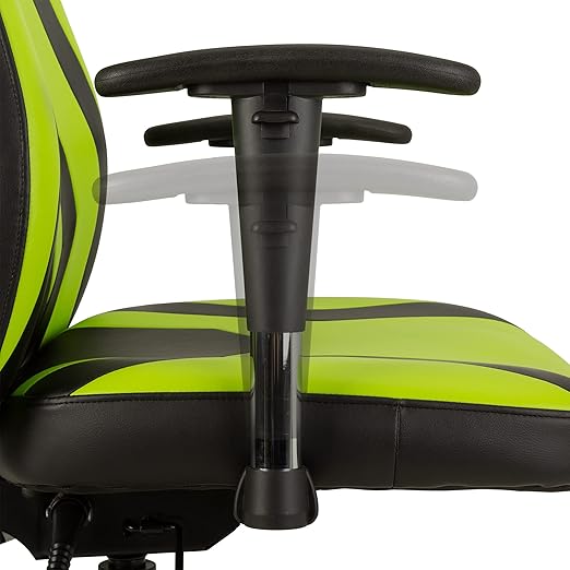 Norwood Commercial Furniture Magnitude XL Big and Tall Gaming Chair 300lb Weight Capacity Office Desk and Esports Chair Green (NOR-UTH3050GN-SO)