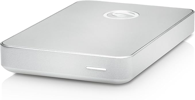G-Technology G-DRIVE mobile 500GB Portable FireWire and USB 3.0 Drive for Time-Machine (Silver) (0G02383)