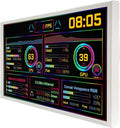 VSDISPLAY 7 Inch PC Case Screen 1280x800 Computer Temperature LCD Display with Theme Editor DIY CPU GPU RAM Data MonitoringWhite