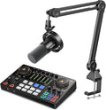 MAONO Podcast Equipment Bundle-XLR USB Podcast Recording Mic kit(PD300X+BA37+E2 Gen2)