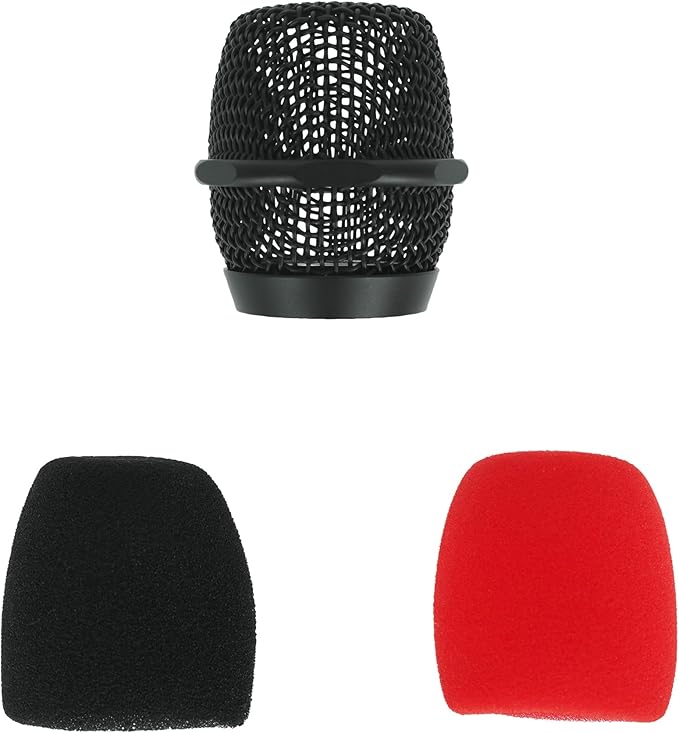 Audiosavings SE Electronics Handheld Dynamic Microphones with Push-to-Talk Switch and Supercardioid Pattern and Mic Clips for Secure Mounting 2-Piece