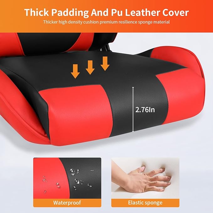 Gaming Chair for Adults PC Chair Silla Gamer Chair Gaming Chair Cheap Recliner Game Chair Ergonomic Desk Chair with Headrest Lumbar Support High Back Video Game Chairs for Kids Ages 8-12