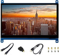 waveshare 7inch HDMI LCD IPS Capacitive Touch Screen 1024×600 Display Monitor Compatible with Raspberry Pi 5/4B/3B+/3B/Pi Zero W/Zero 2W/Pico/Pico W/Pico 2/Pico 2WJetson Nano/Win10/8/7etc.