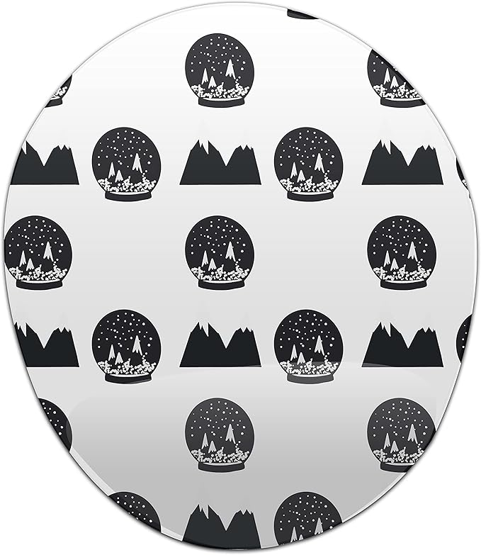 Ergonomic Mouse Pad with Wrist Rest Digital Printed Mouse Mat for Tendon Sheath Problems Non-Slip Base for Office and Home Size: 20 x 23 cm