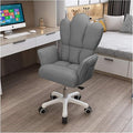 Katzowen Home Office Chair Dwelling backrest Gaming Chair Reclining Swivel Chair Simple Lift Cute Group Chair Faineant Learning (Color : Grey)