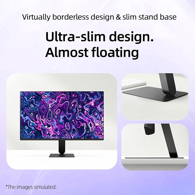 LG 24 inch FHD (1920 x 1080) IPS Computer Monitor 120Hz 5ms MBR HDR10 Dynamic Action Sync 99% sRGB VGA HDMI Reader Mode Flicker Safe Virtually Borderless Design Tilt Adjustable Black