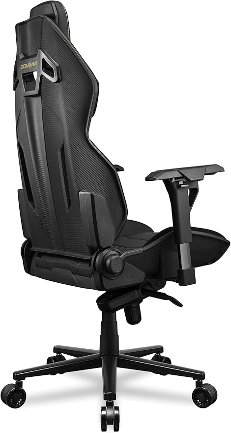 COUGAR Hotrod Royal Gaming Chair Multi-Zone Backrest External FRP Shell for Optimum Support Premium Hyper-Dura Leatherette 4D Armrest and Class 4 Gas Cylinder