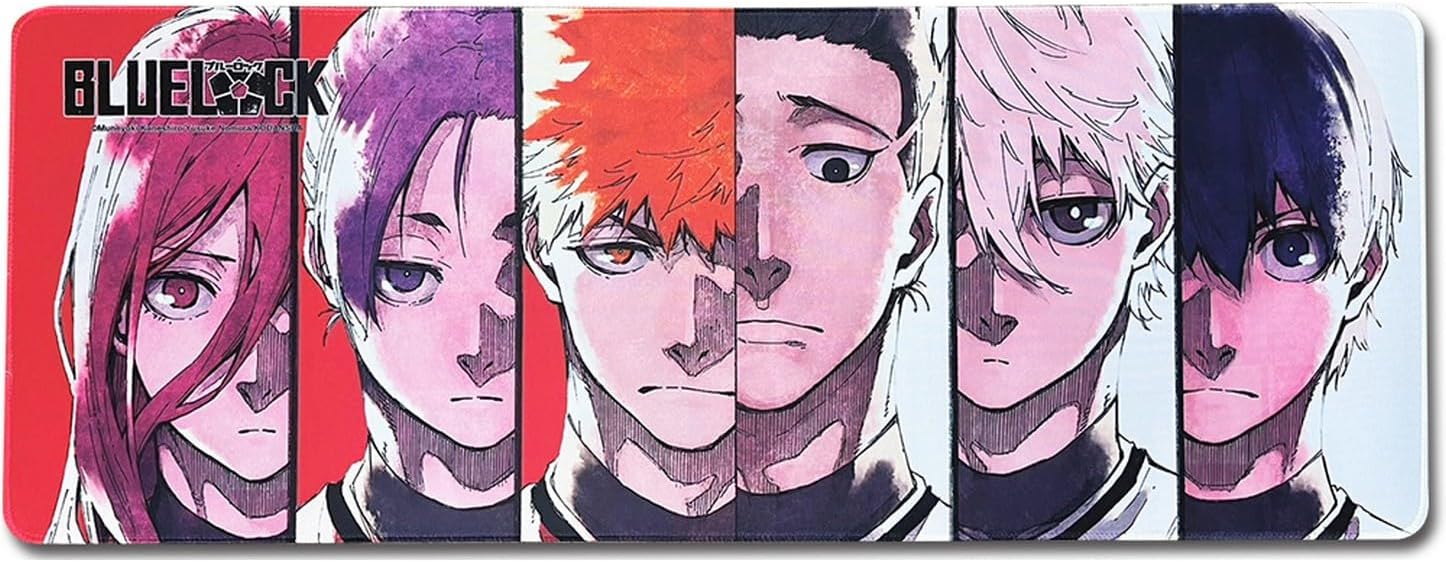 Blue Lock (Comic) - Hyoma Chigiri REO Mikage &amp Rensuke Kunigami Vs Shoei Baro Seishiro Nagi &amp Yoichi Isagi Mouse Pad