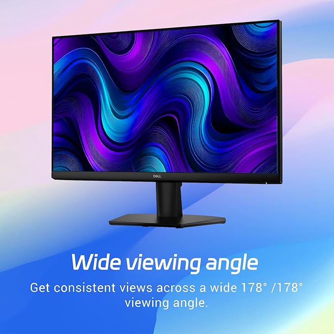 Dell 24 inch Monitor FHD (1920 x 1080) IPS Display 144Hz Refresh Rate AMD FreeSync 1ms MPRT Anti-Glare Screen for Home Office &amp Gaming 2 X HDMI 1.4 Ultra-Thin Bezel VESA Tilt Adjustable