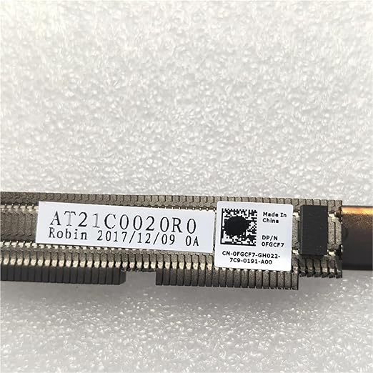 0FGCF7 for Latitude 3590 Laptop Cooling Fan Heatsink Copper Tube FGCF7 CN-0FGCF7 AT21C0020R0